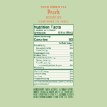 Nutrition information for Peach Wild Leaf Hard Green Tea