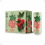 A package of Raspberry Wild Leaf Hard Green Tea